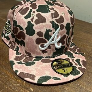 World Series Camo & blaze orange Atlanta Braves hat